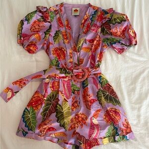 FARM Rio Multicolor Leaf Print Garment